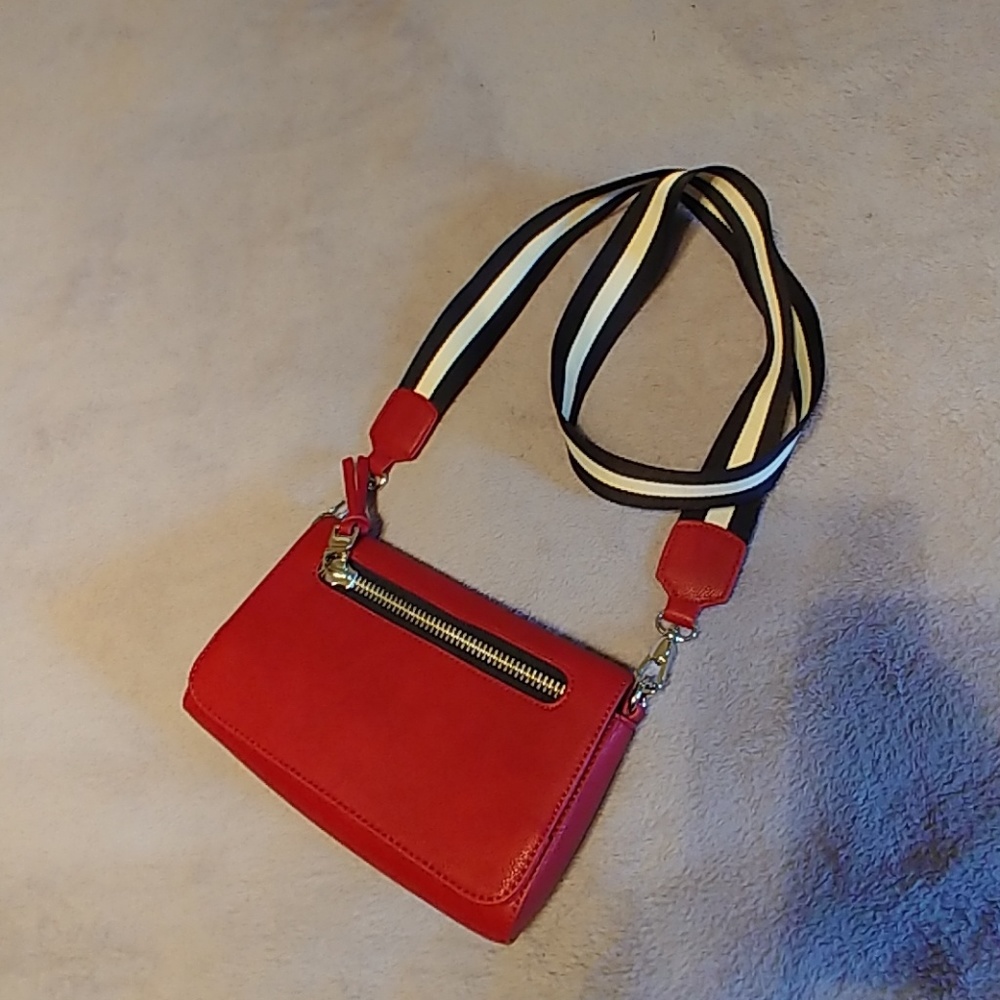 Express red crossbody bag